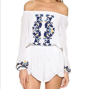 For Love and Lemons Carmella Romper - XS. New!